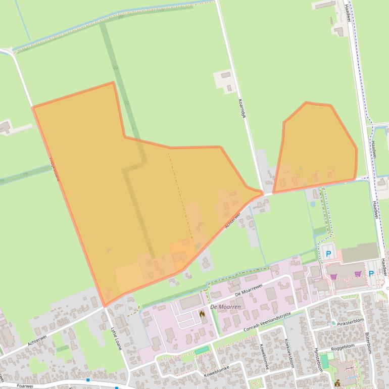 Kaart van postcodegebied 9104CN.