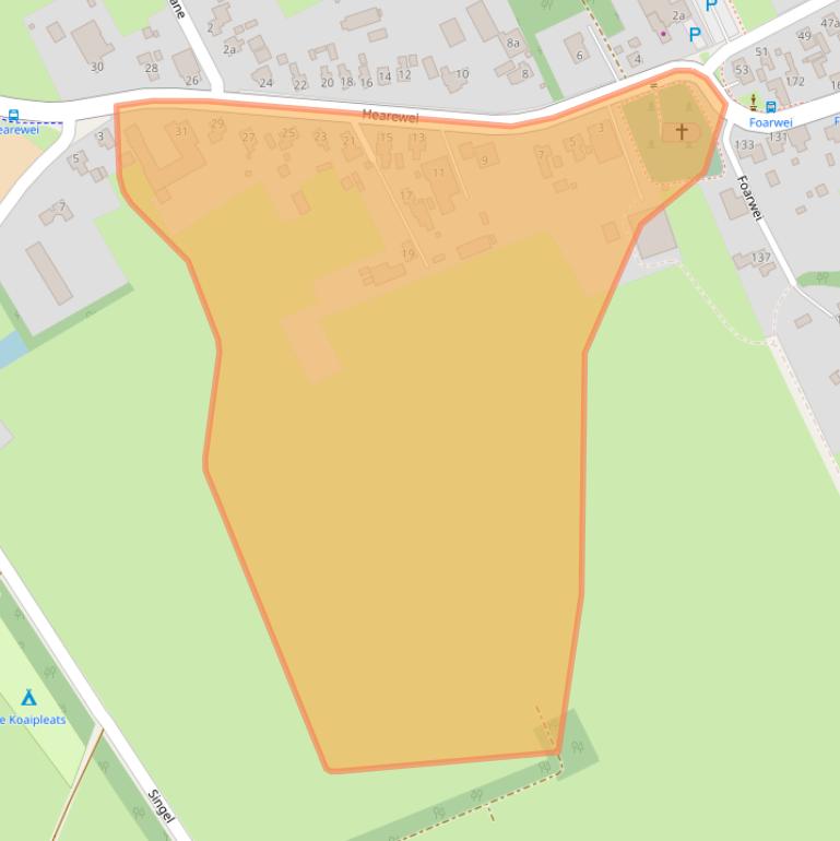 Kaart van postcodegebied 9104CR.