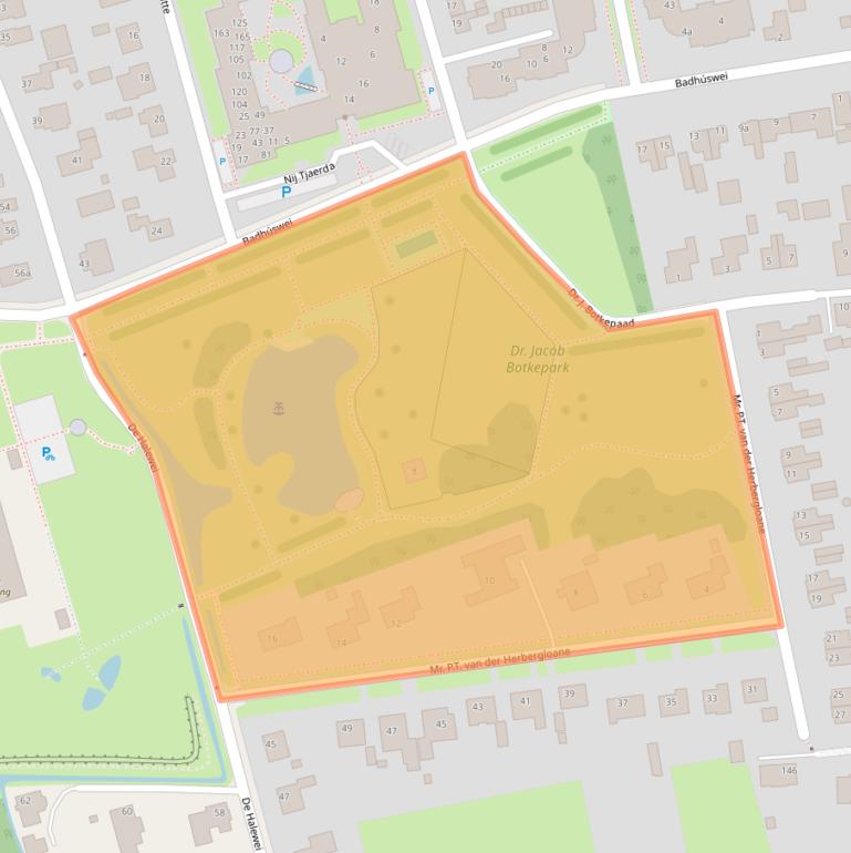 Kaart van postcodegebied 9104EK.