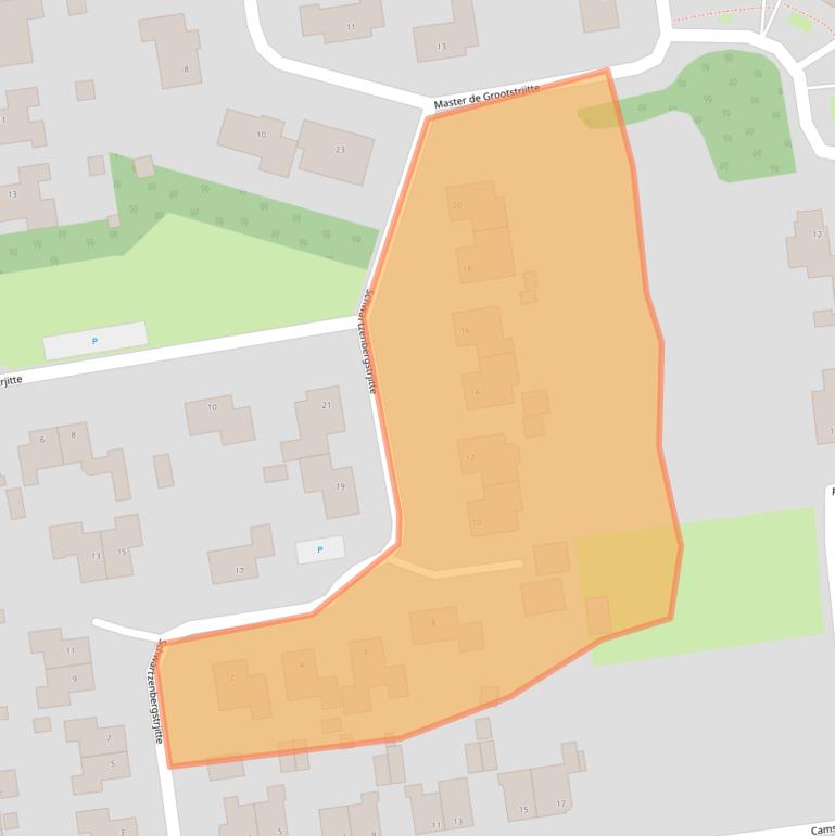 Kaart van postcodegebied 9104HK.