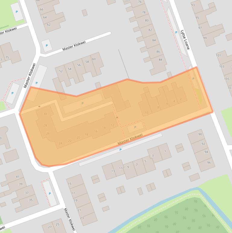 Kaart van postcodegebied 9104JB.