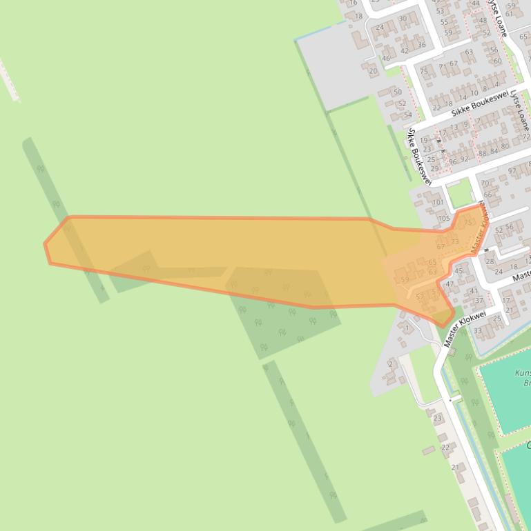 Kaart van postcodegebied 9104JD.