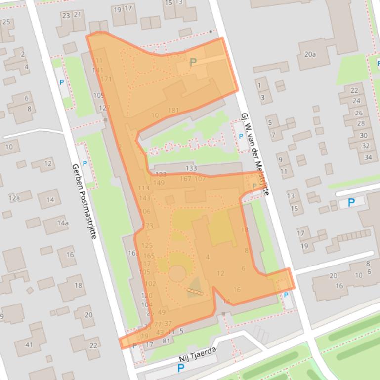 Kaart van postcodegebied 9104KB.