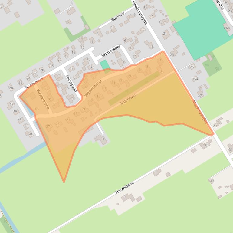 Kaart van postcodegebied 9108LC.