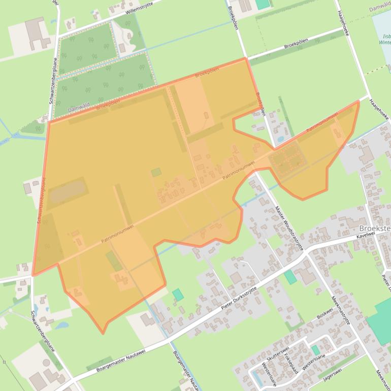 Kaart van postcodegebied 9108MN.