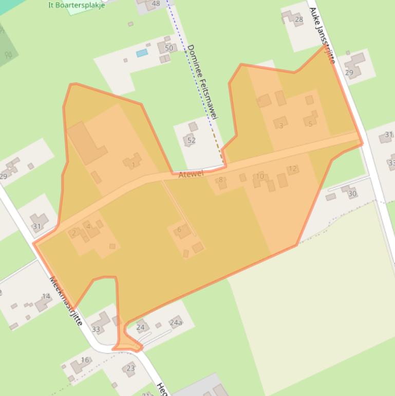 Kaart van postcodegebied 9108NA.