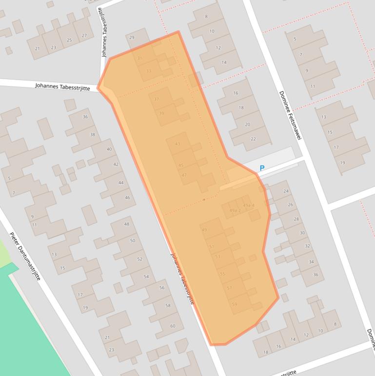 Kaart van postcodegebied 9108NL.