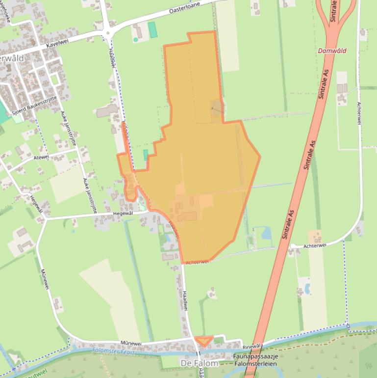 Kaart van postcodegebied 9109NR.