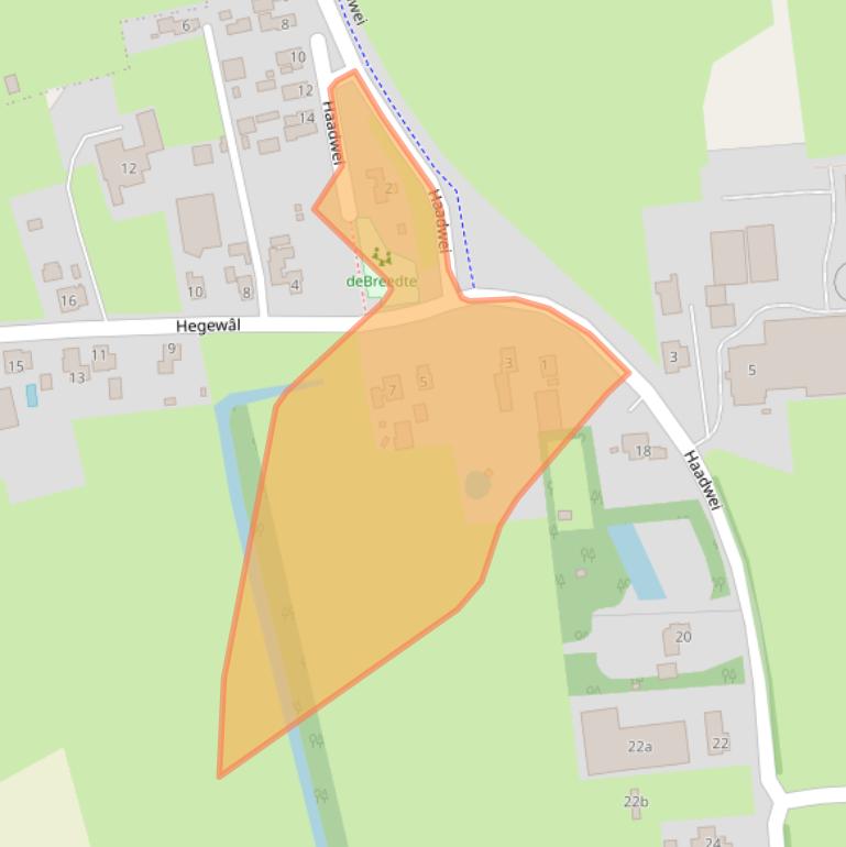 Kaart van postcodegebied 9109NV.