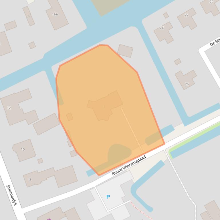 Kaart van postcodegebied 9111HS.