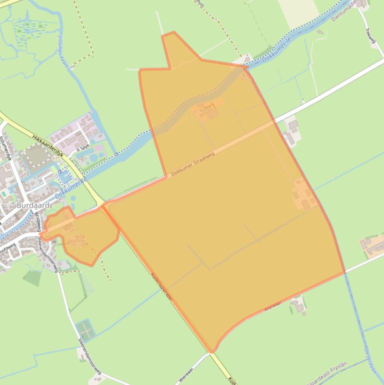 Kaart van postcodegebied 9112GT.