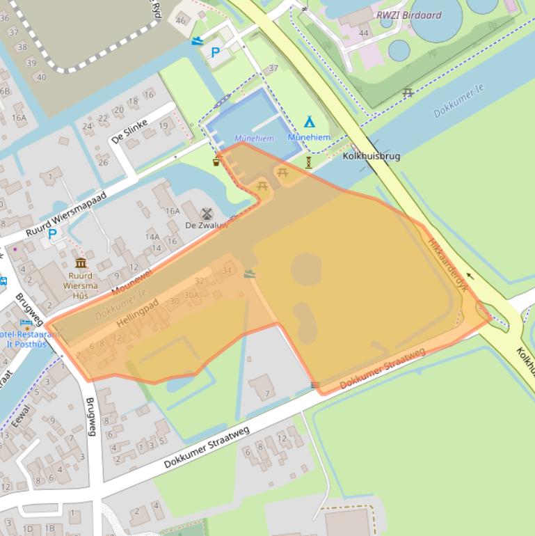 Kaart van postcodegebied 9112HD.