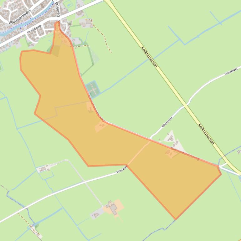 Kaart van postcodegebied 9112HS.