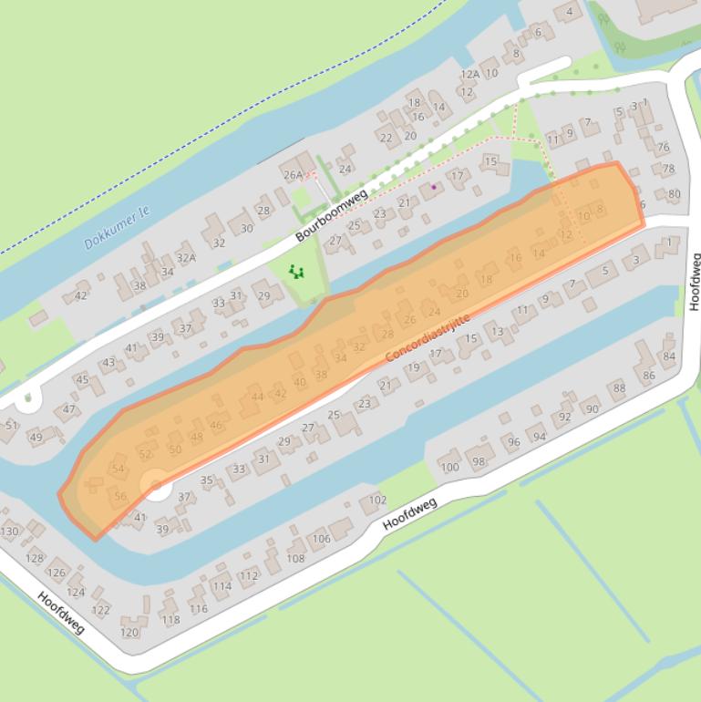 Kaart van postcodegebied 9112HV.