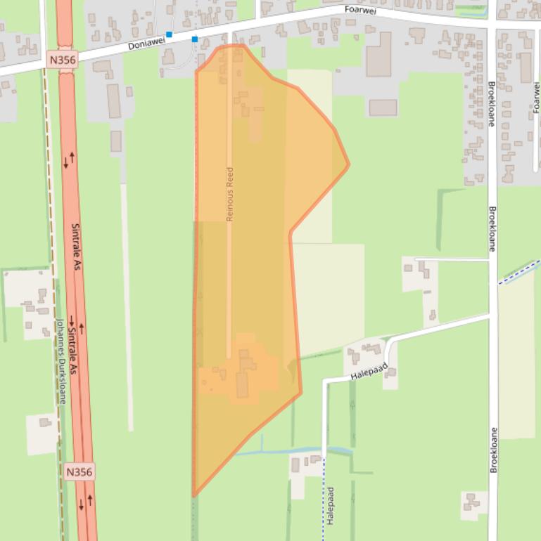 Kaart van postcodegebied 9113PG.