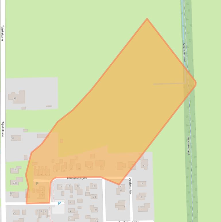 Kaart van postcodegebied 9113PT.