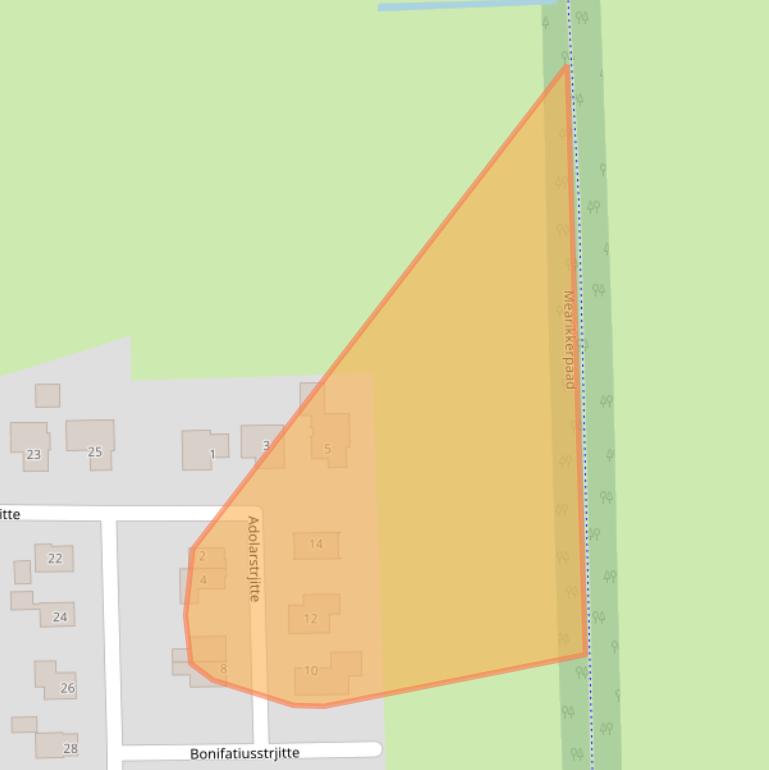 Kaart van postcodegebied 9113PW.