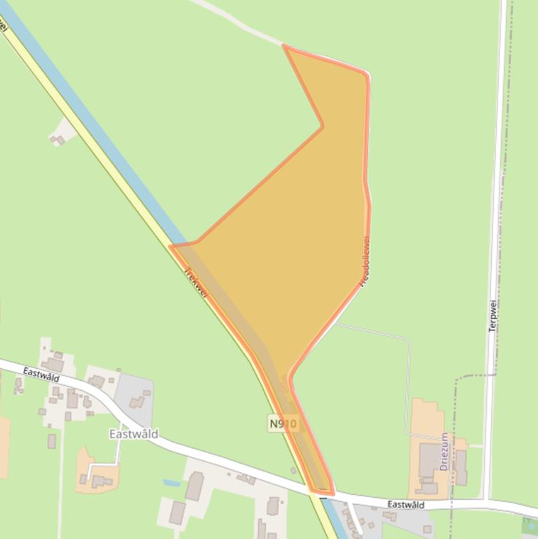 Kaart van postcodegebied 9114AH.