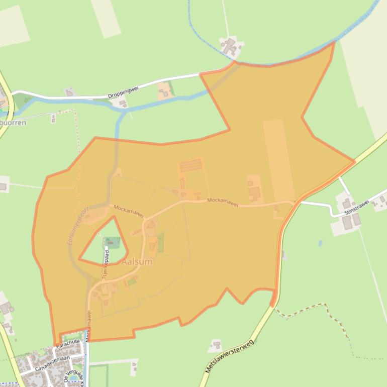 Kaart van postcodegebied 9121CB.