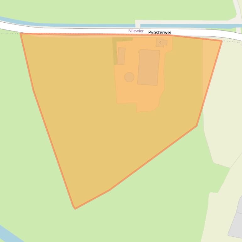 Kaart van postcodegebied 9122CN.