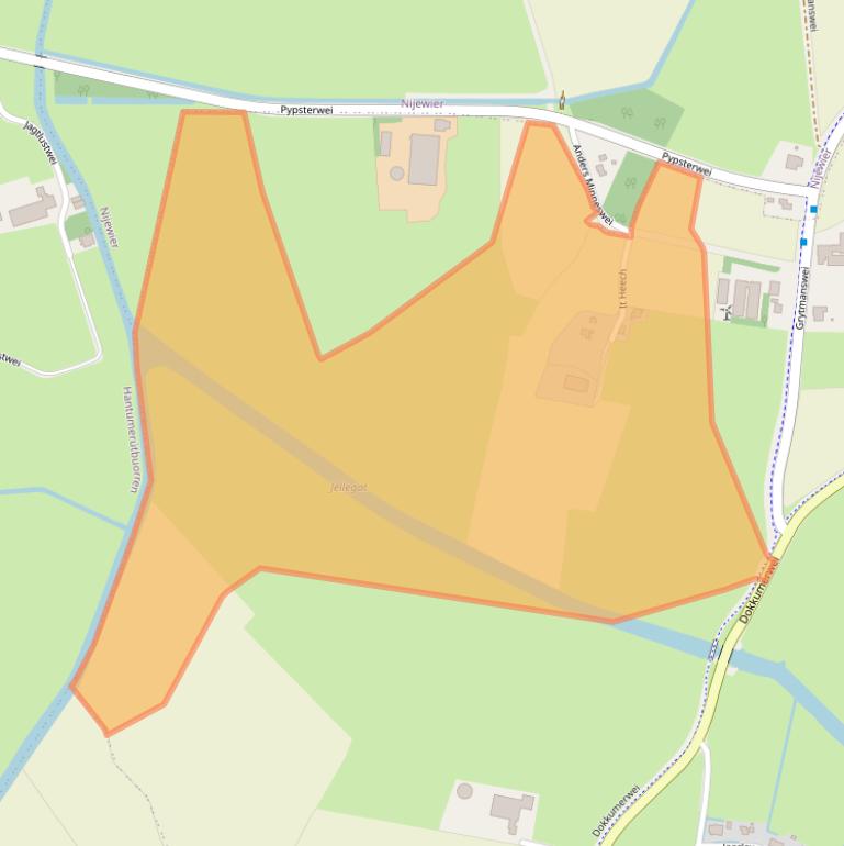 Kaart van postcodegebied 9122CR.