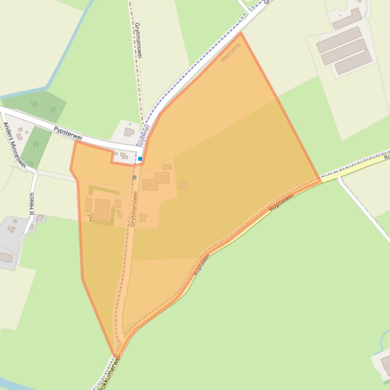 Kaart van postcodegebied 9122CS.