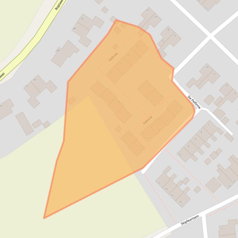 Kaart van postcodegebied 9123JJ.