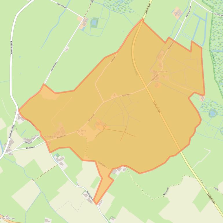 Kaart van postcodegebied 9131EH.