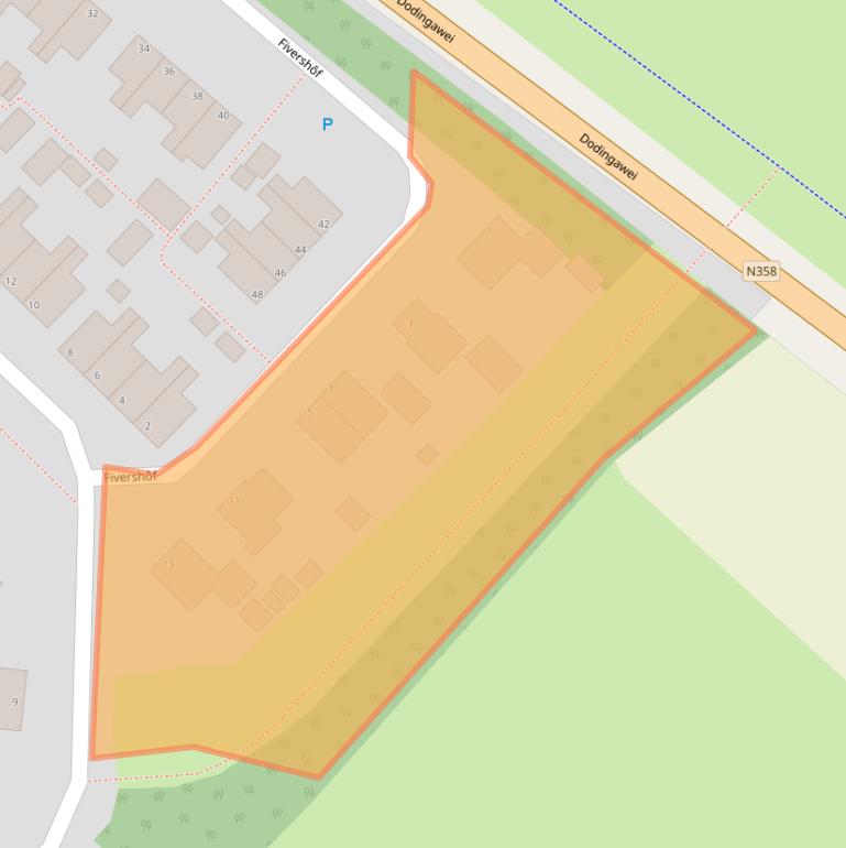 Kaart van postcodegebied 9131KE.