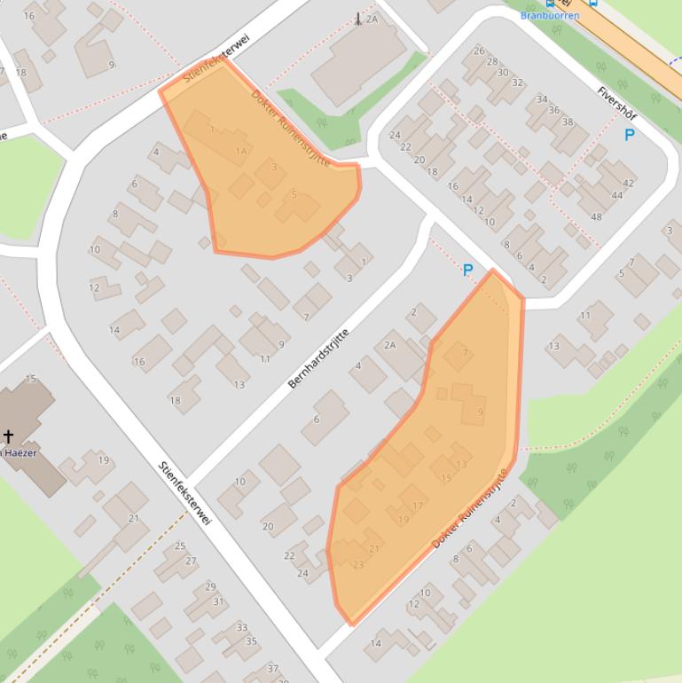 Kaart van postcodegebied 9131KN.