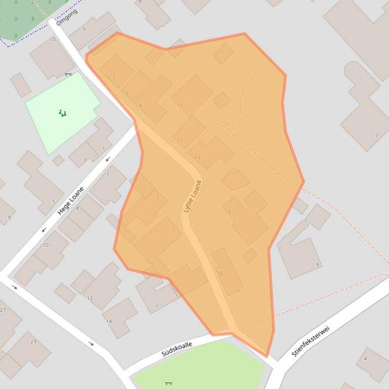 Kaart van postcodegebied 9131KT.