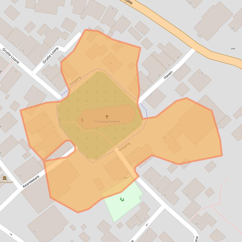 Kaart van postcodegebied 9131KV.