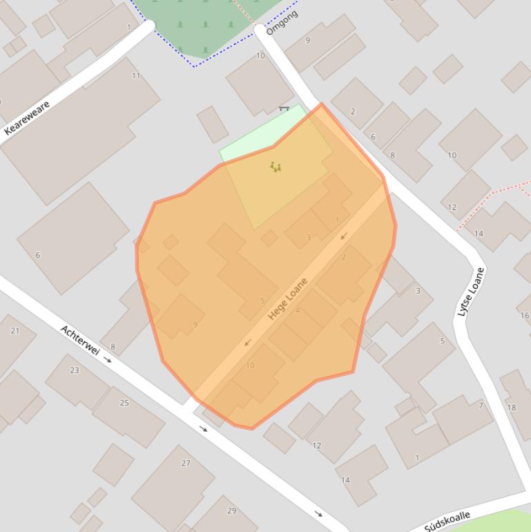 Kaart van postcodegebied 9131LC.