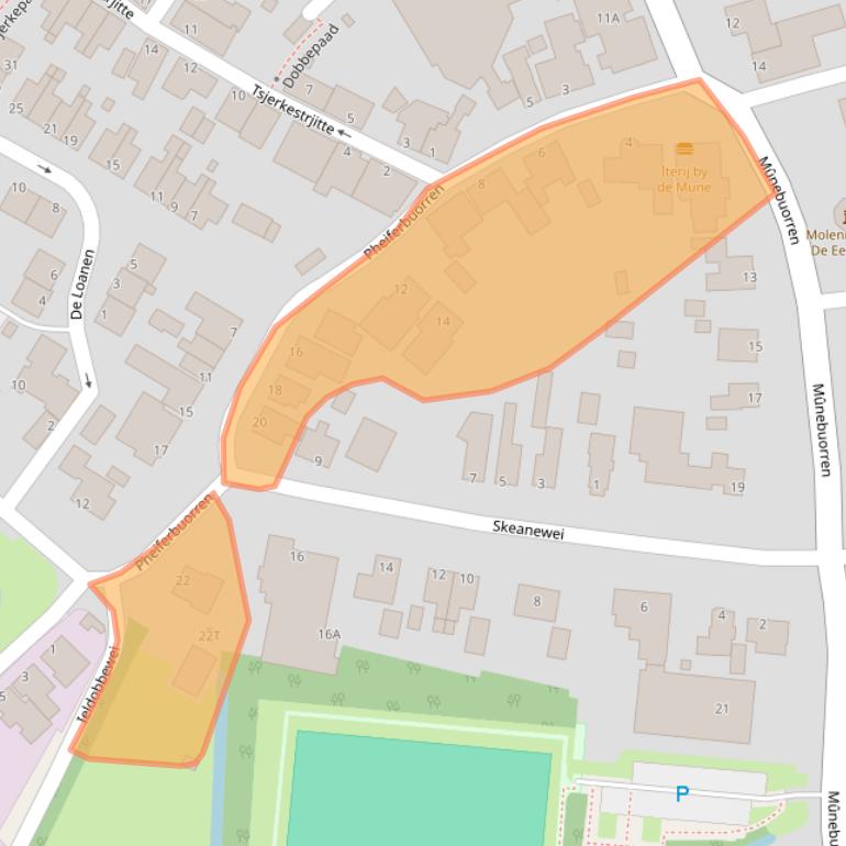 Kaart van postcodegebied 9133MD.
