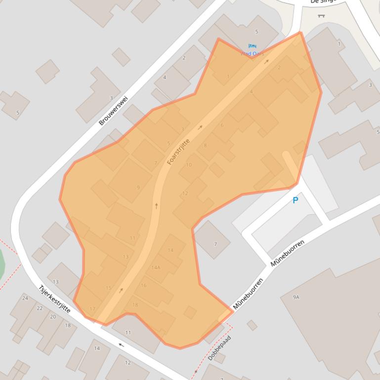 Kaart van postcodegebied 9133MK.