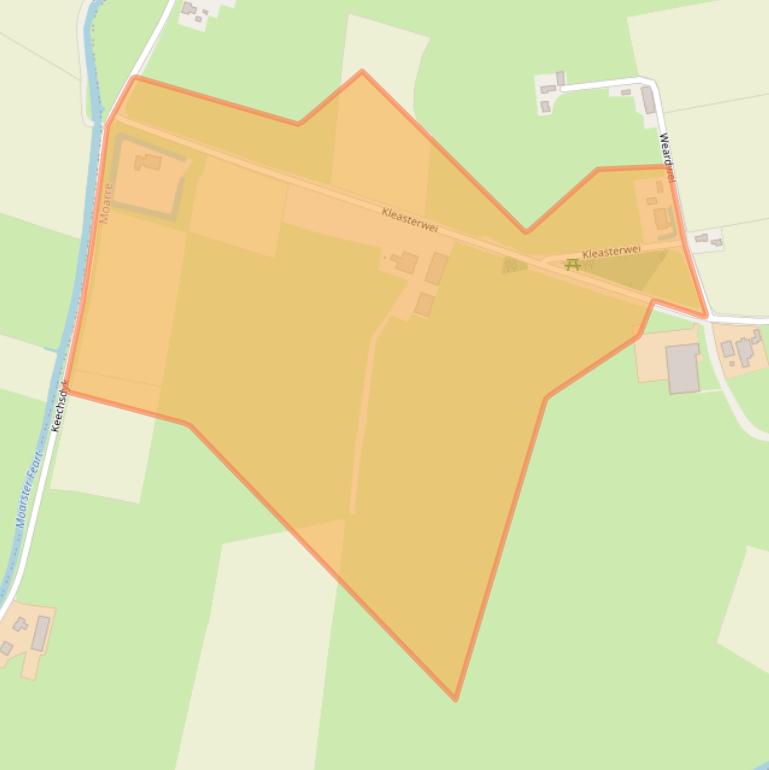 Kaart van postcodegebied 9135DE.