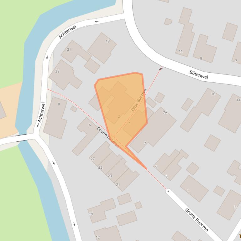 Kaart van postcodegebied 9135PM.