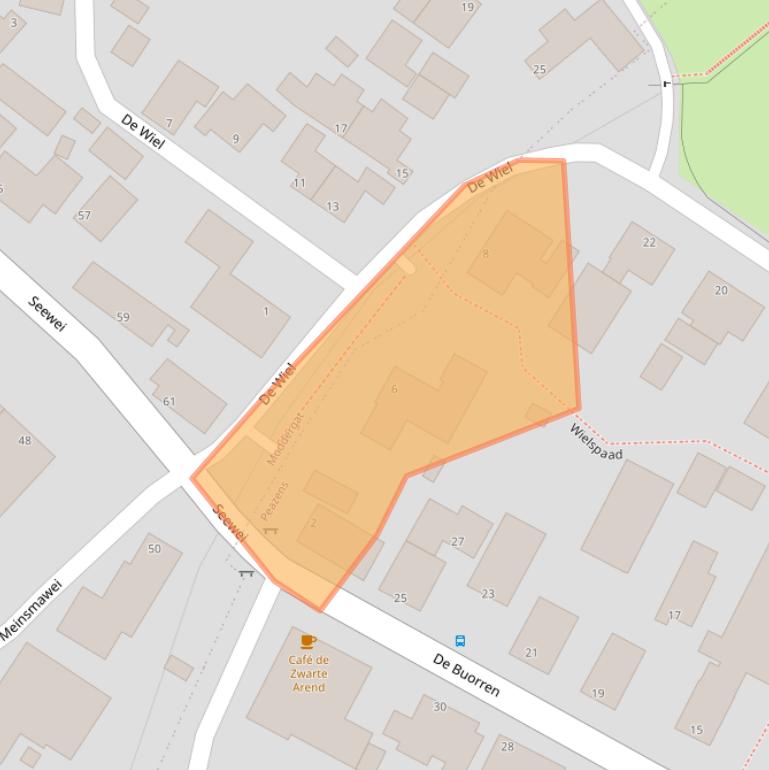 Kaart van postcodegebied 9136PW.