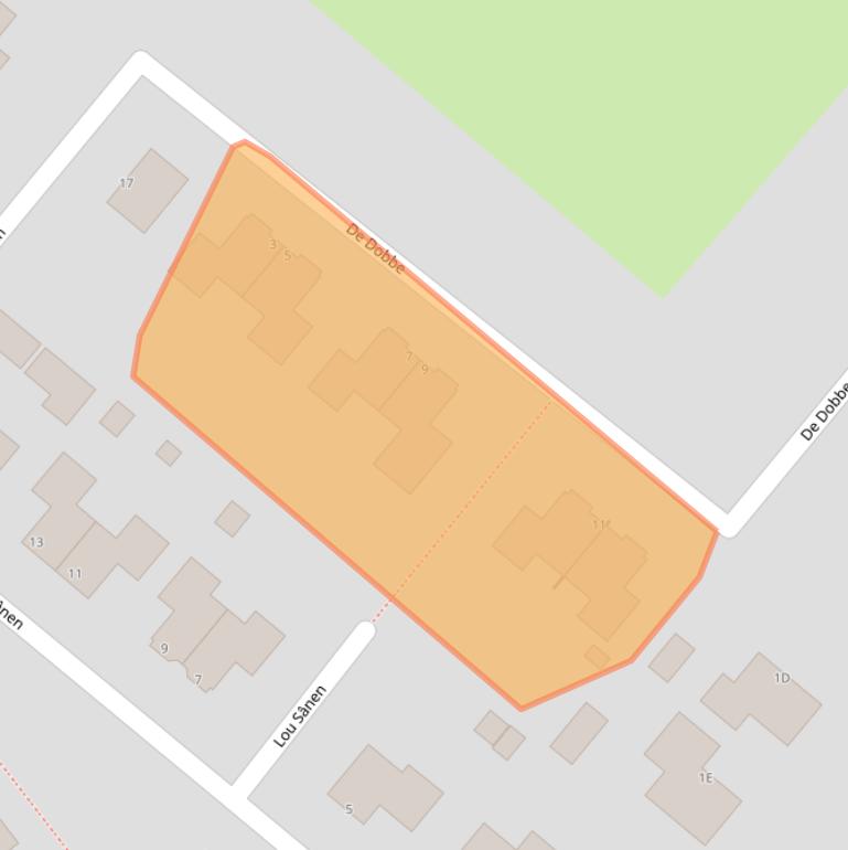 Kaart van postcodegebied 9137RD.