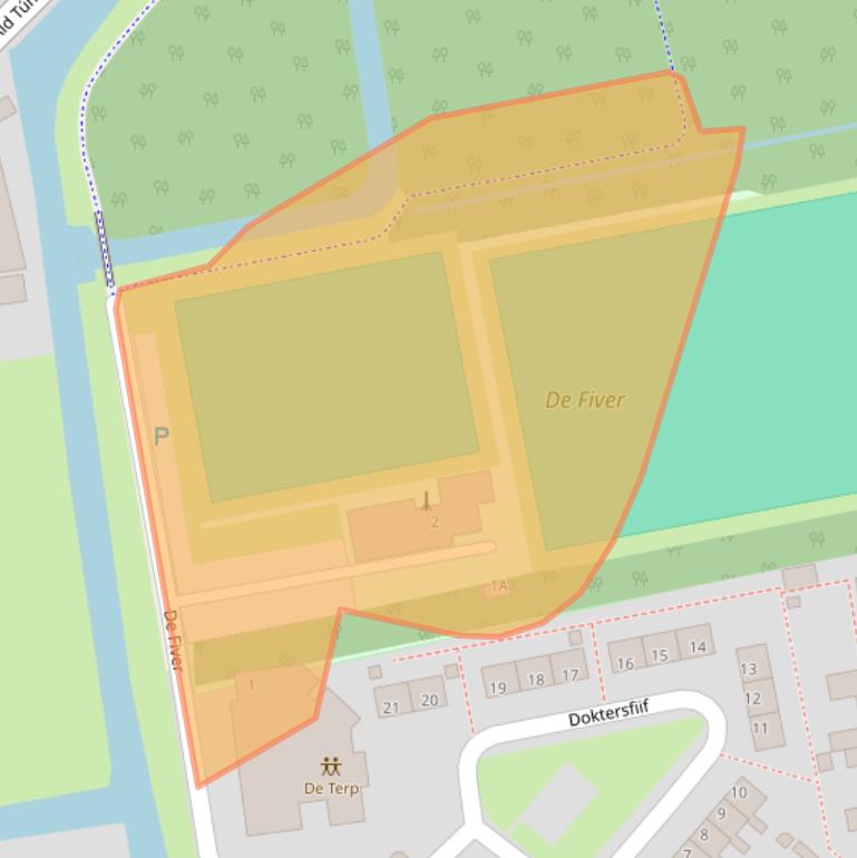 Kaart van postcodegebied 9137RG.