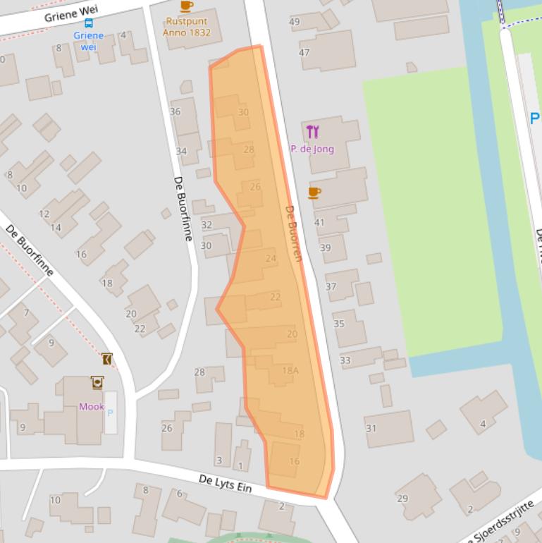 Kaart van postcodegebied 9137RS.