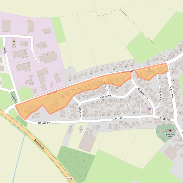Kaart van postcodegebied 9137SB.