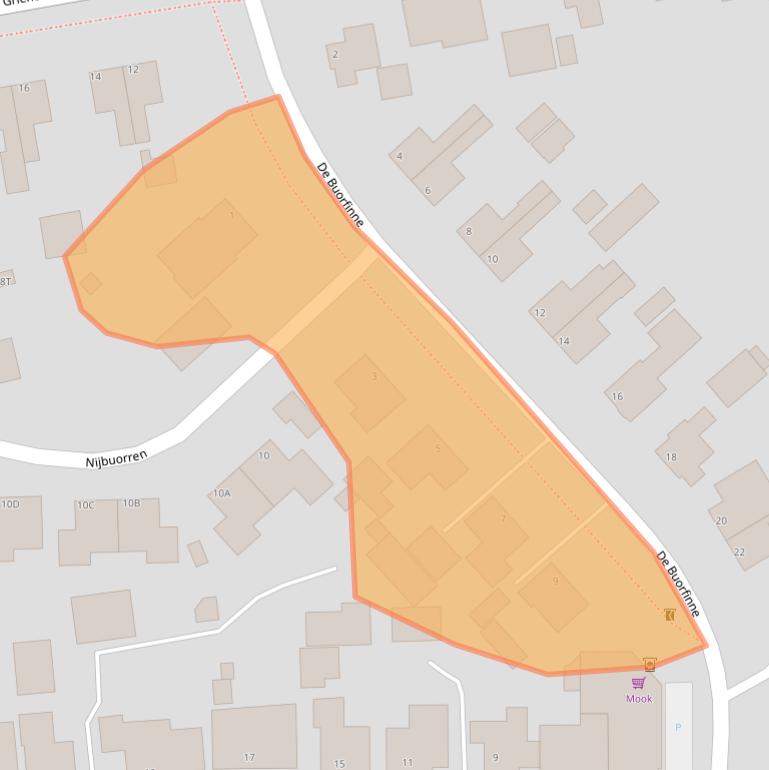 Kaart van postcodegebied 9137SC.