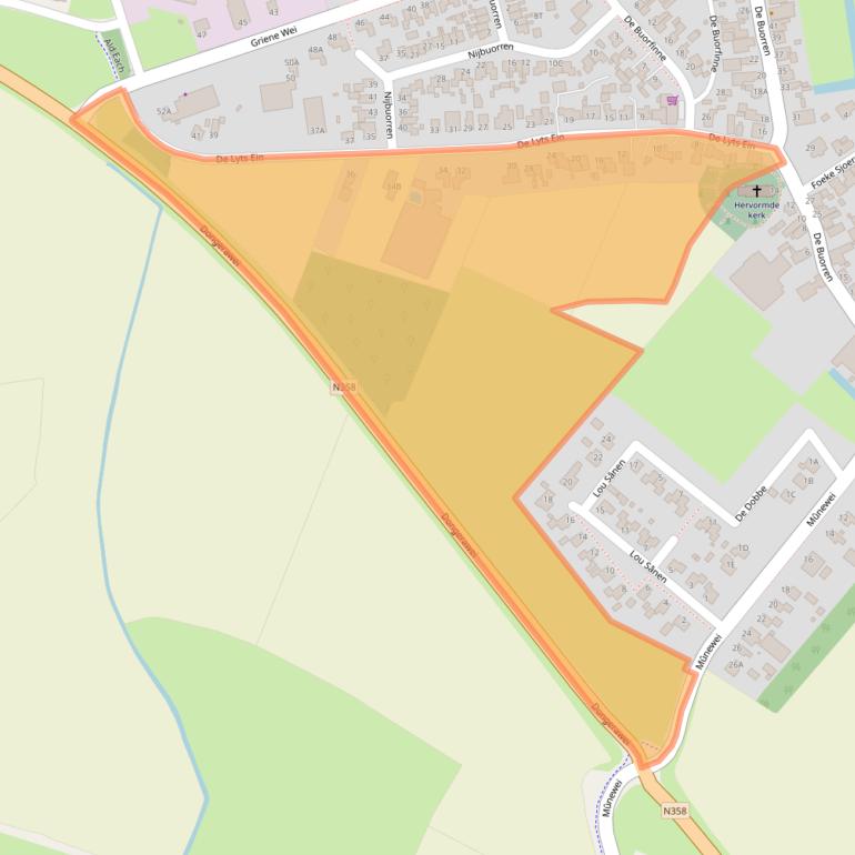 Kaart van postcodegebied 9137SH.