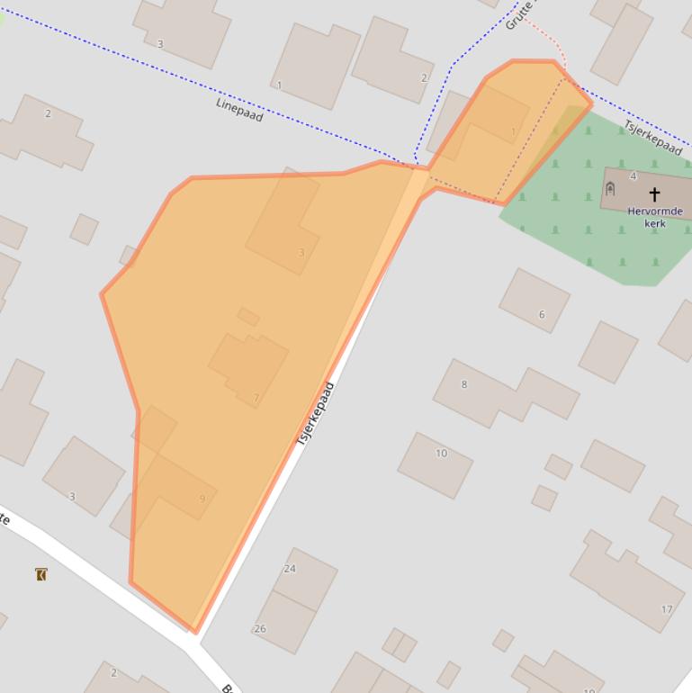 Kaart van postcodegebied 9138SN.