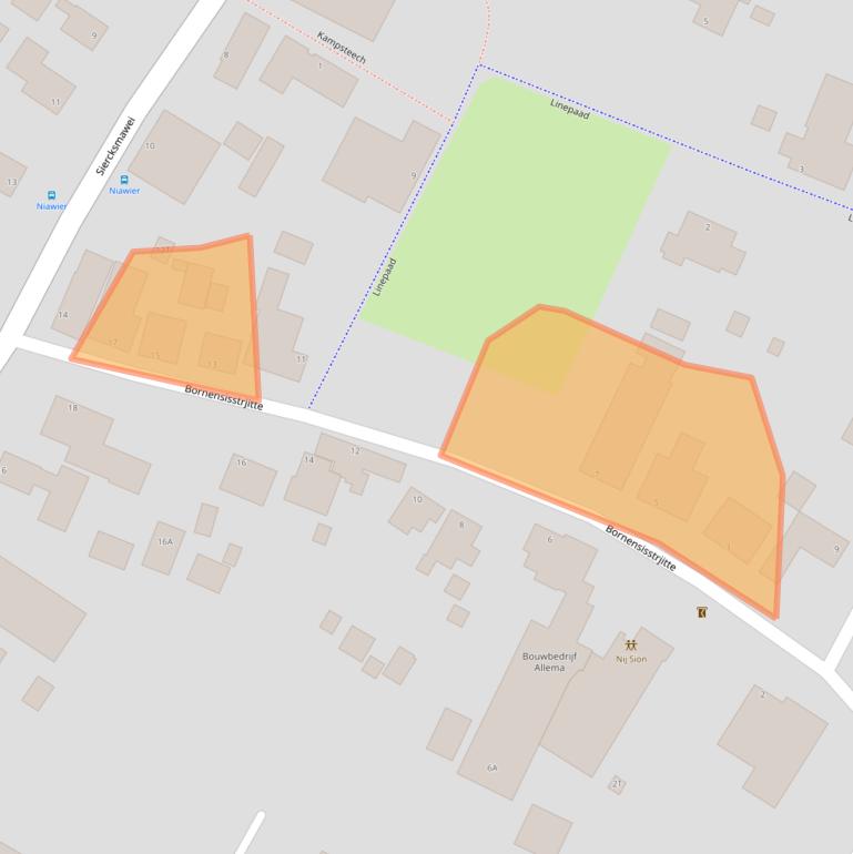 Kaart van postcodegebied 9138TA.