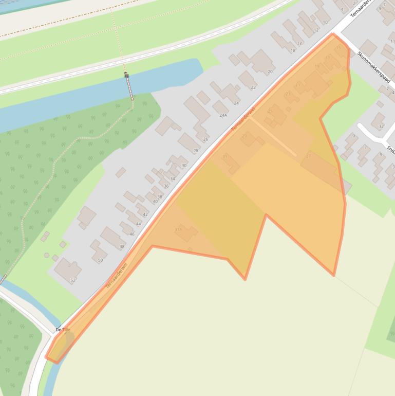 Kaart van postcodegebied 9141TW.