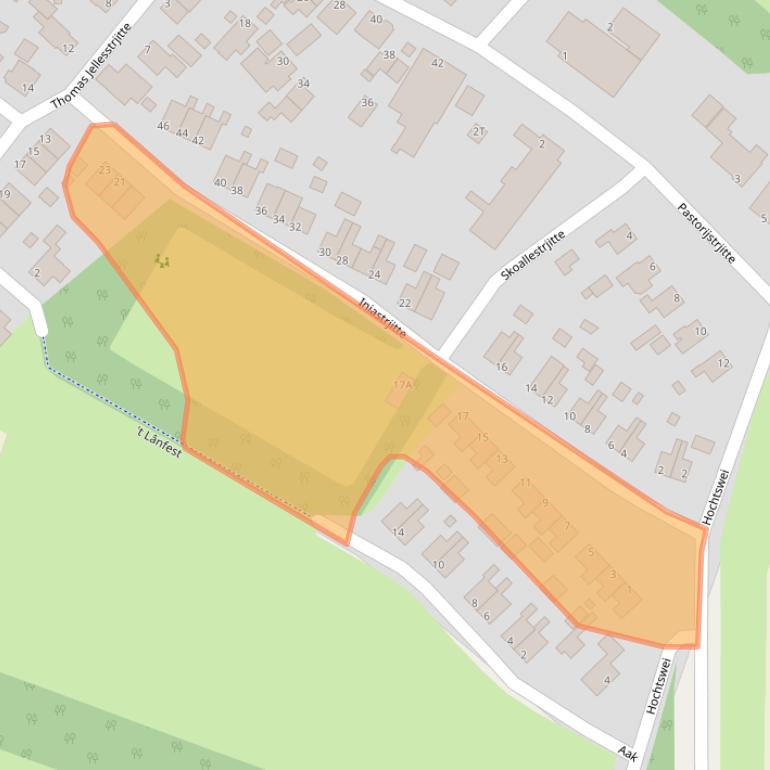 Kaart van postcodegebied 9141VD.