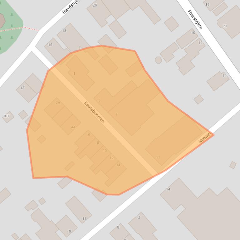 Kaart van postcodegebied 9143VZ.