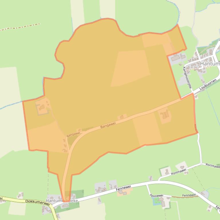 Kaart van postcodegebied 9144CL.